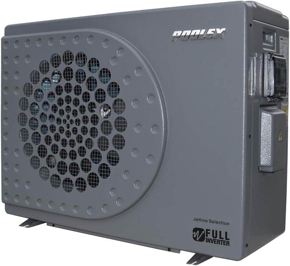 POOLEX Poolstar Jetline Selection Inverter 210 PC-JLS210N Wärmepumpe, mit Kompressor und Ventilatoren mit Variabler Geschwindigkeit, leise