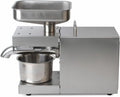 Automatische Ölpresse Edelstahl-Ölpresse Gewerbliche Olivenölpresse Elektrische Ölpresse 600W Automatische Saatölpresse mit Kaltpressen, Heißpressen