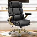 Ergonomischer Bürostuhl 230kg, Big and Tall Chefsessel aus Leder mit Komfortsitz, Großer Drehstuhl für Home Office, 5D Armlehnen, Hoher Rücken