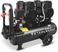STAHLWERK Kompressor mit 22 L Tank (ST-228 Pro), 3,54 PS (2,6 kW), 410 l/min, 69 dB, Druckluftkompressor mit Brushless-Motoren, ölfrei & leise, 8 bar