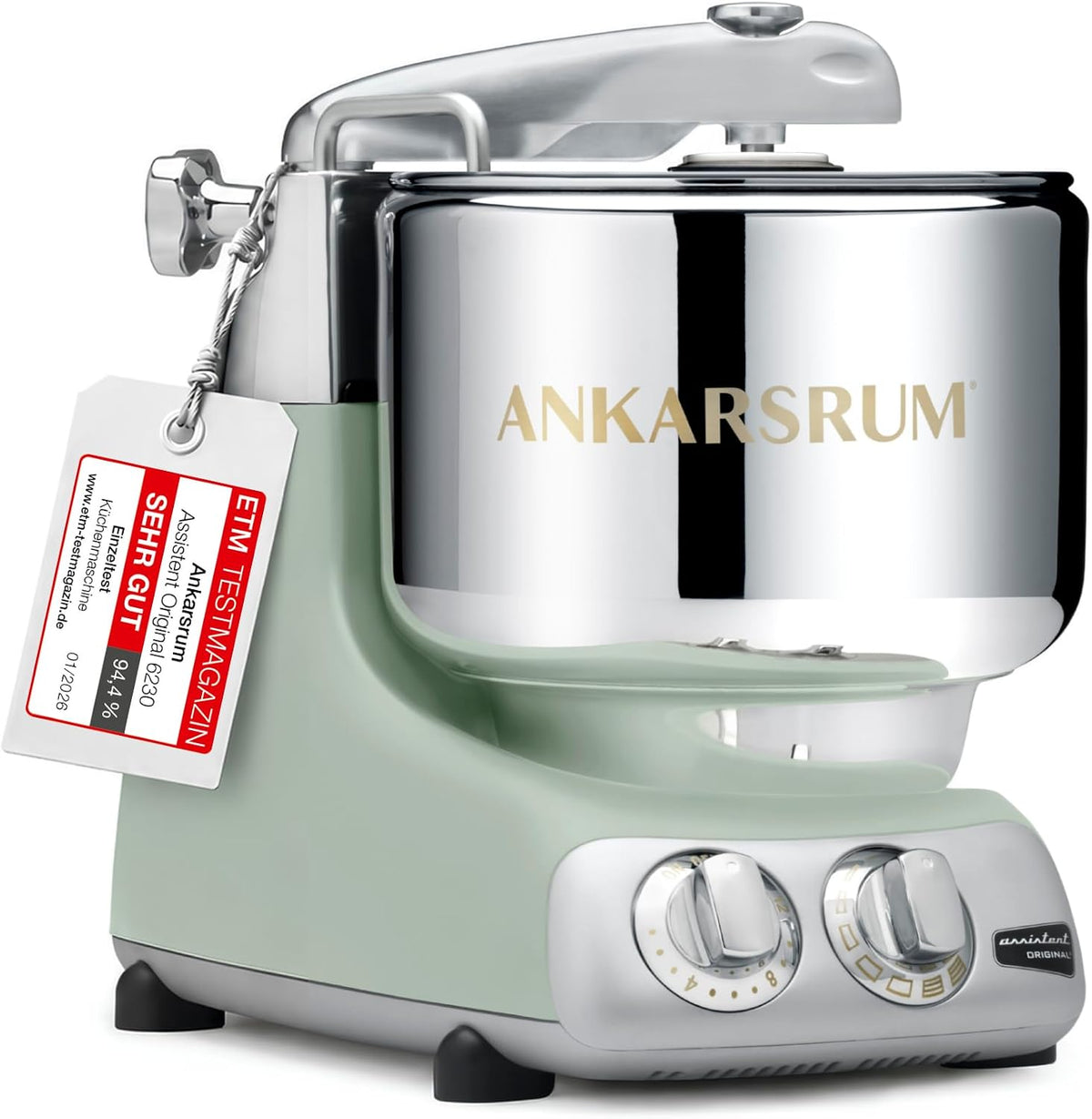 Ankarsrum Assistent Original 6230 Küchenmaschine, Nordic Sage