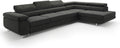 Ecksofa mit Schlaffunktion PASTI XL L-Form, Sofa Couch mit Bettkasten, Couch Eckcouch, Ottomane Rechts