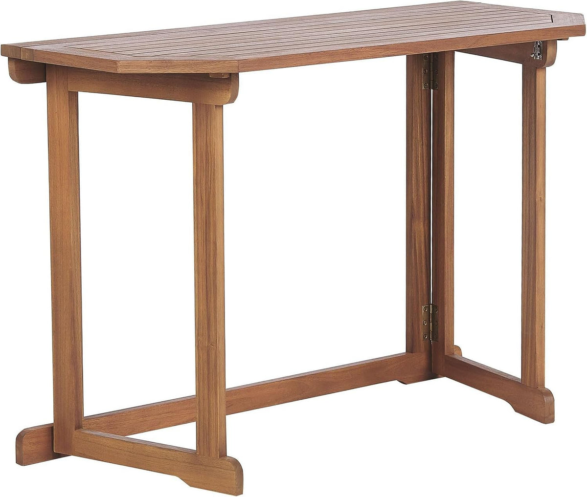 Balkontisch Akazienholz hellbraun 110 x 47 cm klappbar Landhausstil Treia