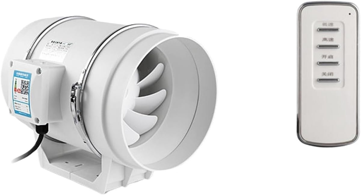 Kanalventilator, diagonaler Strömungsverstärker(8 inch dual speed 200MM remote), Hochleistungs-Axialventilator