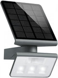 Steinel Solar Außenleuchte XSolar L-S anthrazit, 2500 mAh Akku, Wandlampe, Bewegungsmelder, Nachtlicht, Gartenlampe Solar