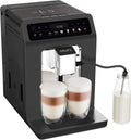 KRUPS Evidence One Kaffeevollautomat mit Milchschlauch, 2-Tassen-Funktion, Kaffeemaschine, EA895N10, One-Touch-Cappuccino, 12 Getränkespezialitäten