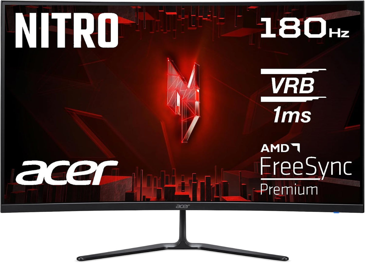 Acer Nitro ED320QRS3 Gaming Monitor 32 Zoll (80 cm) Full HD, 180Hz, Curved