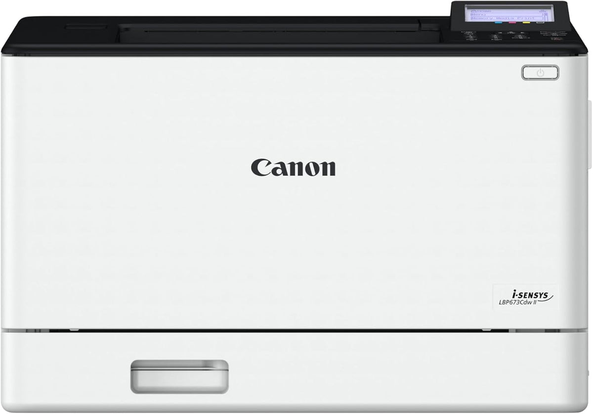Canon i-SENSYS LBP673Cdw II, 250-Blatt, Für kleine Büros & Homeoffice, Drahtloser WLAN-Farblaserdrucker, A4 Duplexdruck, 33 Seiten/Min., WLAN