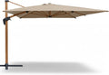 osoltus Sonnenschirm mit Ständer schwenkbar, Seitenmastschirm axial, horizontal und vertikal drehbar