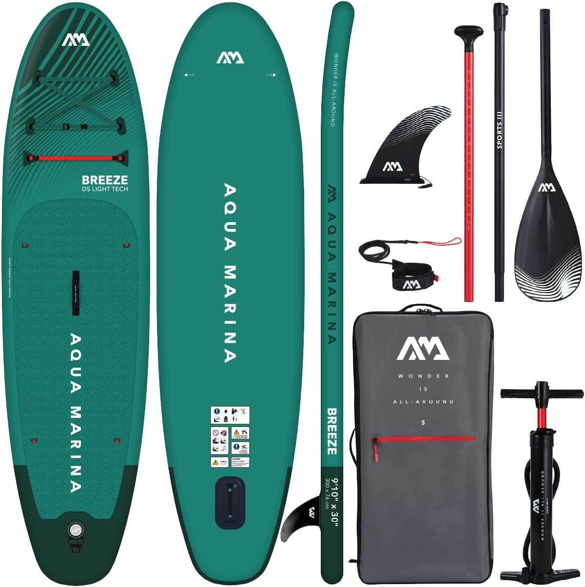 Aqua Marina Aufblasbare Stand Up Paddle Boards (iSUP) ? Komplett-Sets f?r Erwachsene