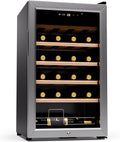 Klarstein Weinkühlschrank,1 Zone Getränkekühlschrank, Leiser Indoor/Outdoor Kühlschrank, 63 Liter Flaschenkühlschrank Klein, 5-18°C