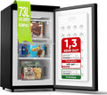 Stillstern Gefrierschrank C (73L) 4-Sterne-Gefrierfach -18°C ger. Energiever. Mini Freezer mit 3 Fächer, stufenlos reg. Temp., kleine Tiefkühltruhe