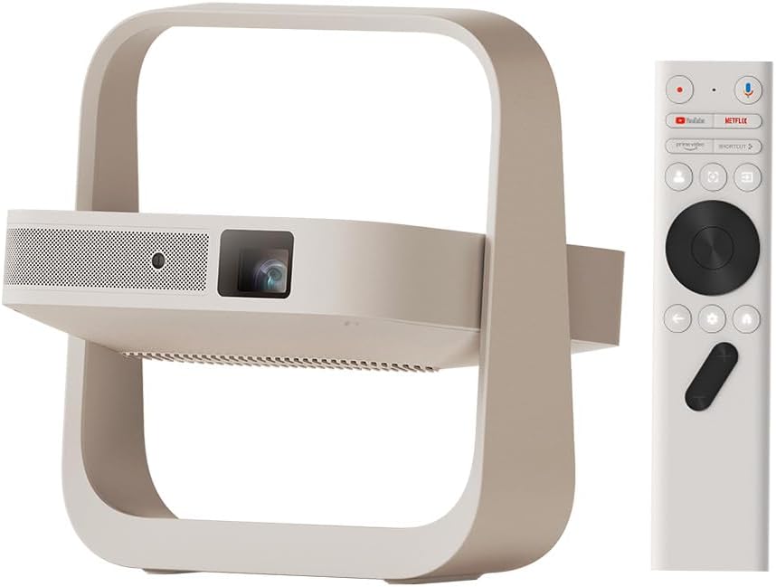 XGIMI Elfin Flip Plus Tragbarer Beamer, Google TV & Lizenziertes Netflix