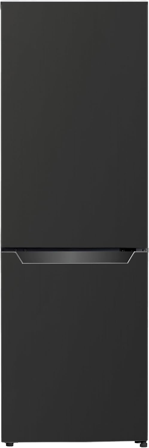 respekta Stand Kühl-Gefrierkombination / 157 L / **** Gefrierfach/Fast Cool Funktion/wechselbarer Türanschlag/LED / 144 cm hoch/C/Schwarz / KG144S-52