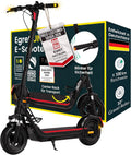 Neuerscheinung 2026: Egret Unit E-Scooter mit Straßenzulassung, 20 km/h, 100 km, Doppelfederung