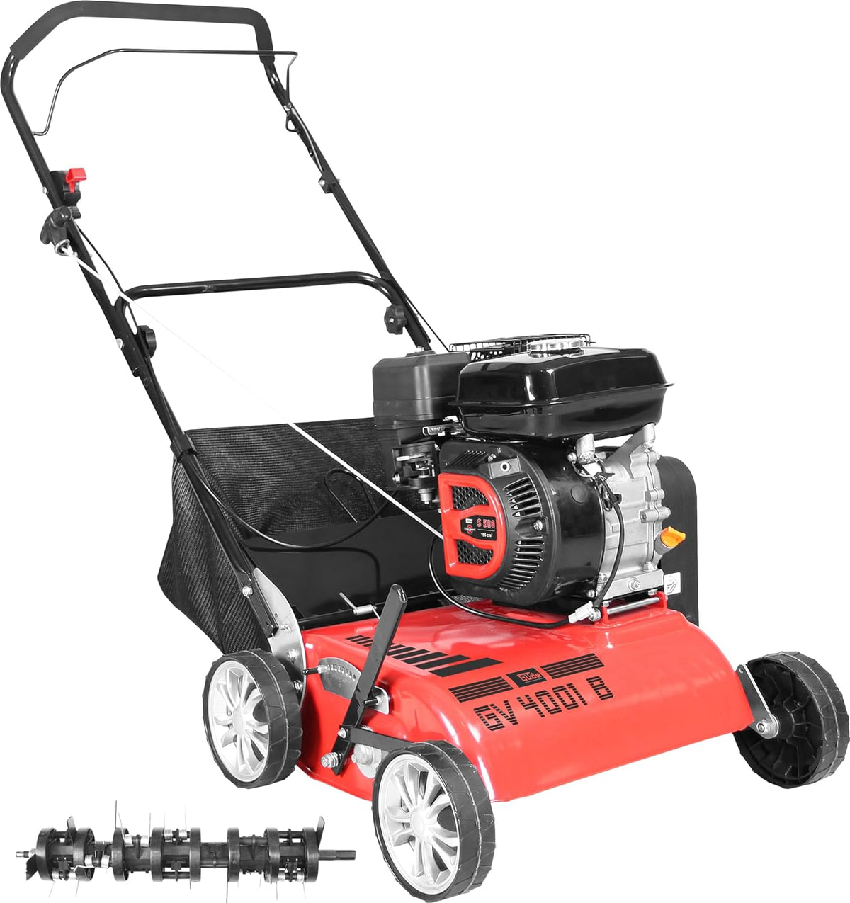 Güde Motor-Vertikutierer GV 4001 B (4-Takt Power-Engine S 580 V, Motorleistung: 3,8/5,2