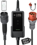 dé Mobile Wallbox/Ladestation 22kW Mit App [3-phasig