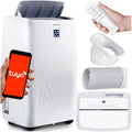 Berdsen Mobiles Klimagerät 5-in-1 14000 BTU, Kühlung, Heizung, Entfeuchtung, Ventilation, Schlafmodus, Tuya Smart App, Energieeffizient