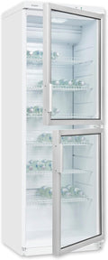 Exquisit GKS350-2-GT-280D Getränkekühlschrank, 320 L Flaschenkühlschrank