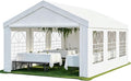 JUMMICO Pavillon Partyzelt 4x6 Wasserdicht Stabil PE Plane 450 N 170g Gartenzelt UV Schutz 50+ Zelt Festzelt Bierzelt Gartenpavillon für Garten, Party