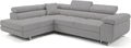 Ecksofa mit Schlaffunktion PASTI L-Form, Sofa Couch mit Bettkasten, Big Sofa Couch mit Schlaffunktion, 3-Sitzer