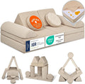 Linodino Spielsofa Cord, Kindersofa-Bausteine, Kindercouch, Stapelsteine