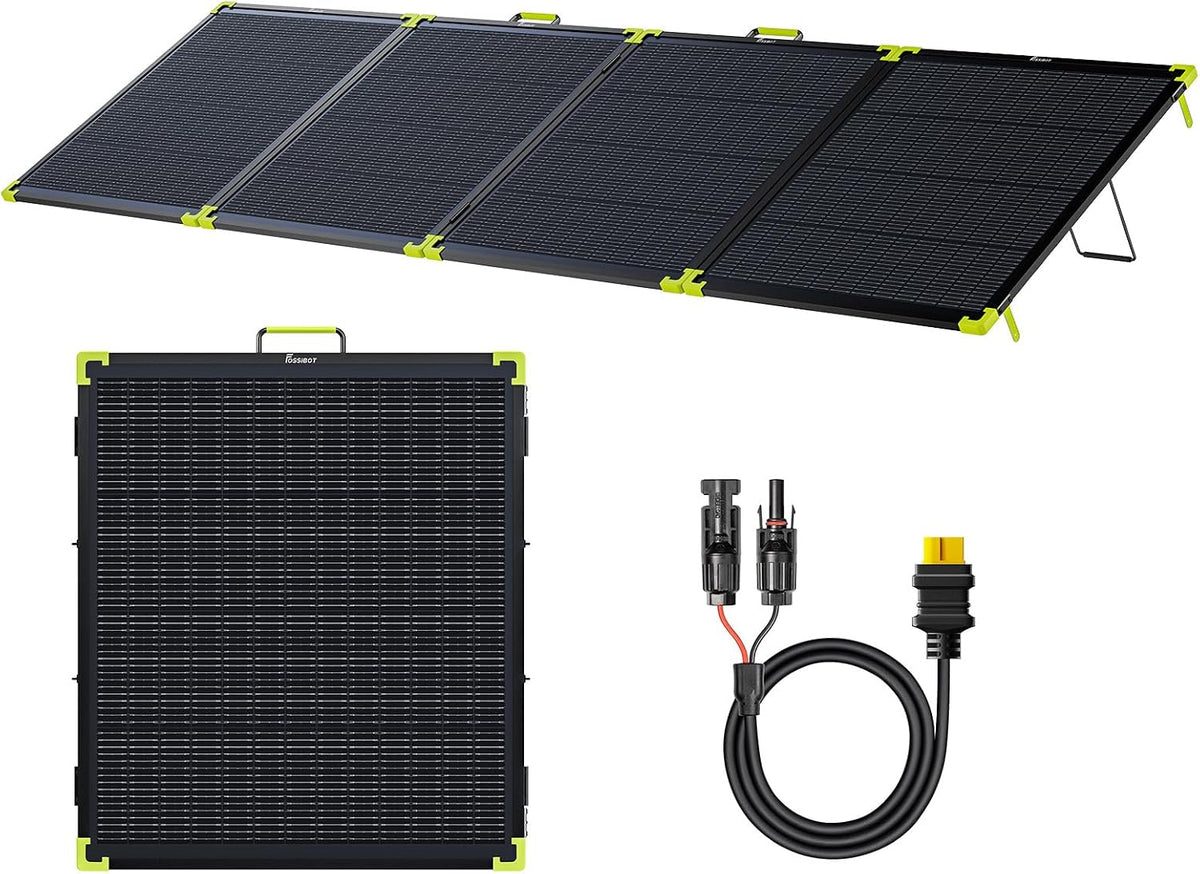 FOSIBOT SP400 Tragbares Solarpanel 400W, Faltbares für Powerstation