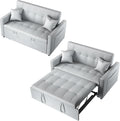SONNI Sofa, 178x140x78cm, Schlafsofa mit Schlaffunktion, Klappbares Sofabett mit 3 Verstellbare Winkel, Couch mit 2 Kissen, für Wohnungen Wohnzimmer