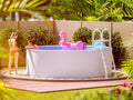 poolomio Stahlwandpool rund 360 x 120 cm Weiß, Aufstellpool Komplettset mit Innenfolie 0,5 mm, Robuster Gartenpool als Aufstellbecken oder Einbaupool