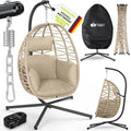 tillvex Hängesessel mit Gestell Outdoor Indoor mit wetterfester Abdeckung
