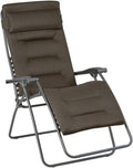 Lafuma Großer Relax-Liegestuhl, LFM2041-8719, Klappbar und verstellbar, RSX Clip XL, Air Comfort, Taupe