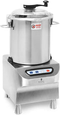 Royal Catering Tischkutter Edelstahl 2200 W 2 Geschwindigkeiten 1500/2200 U/min 18 l Pulse-Funktion Deckel mit Einfüllöffnung Fleischkutter