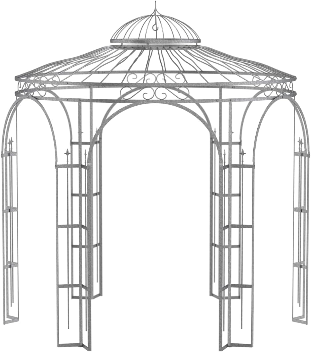 ELEO Pavillon Milano, verzinkt, 3x3 m, feuerverzinkt