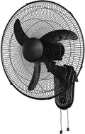 Wandventilator, 3-Stufiger Hochleistungsventilator, 45 cm (18 Zoll) Arbeitsplatzventilator, Werkstattventilator, Aluminiumflügel