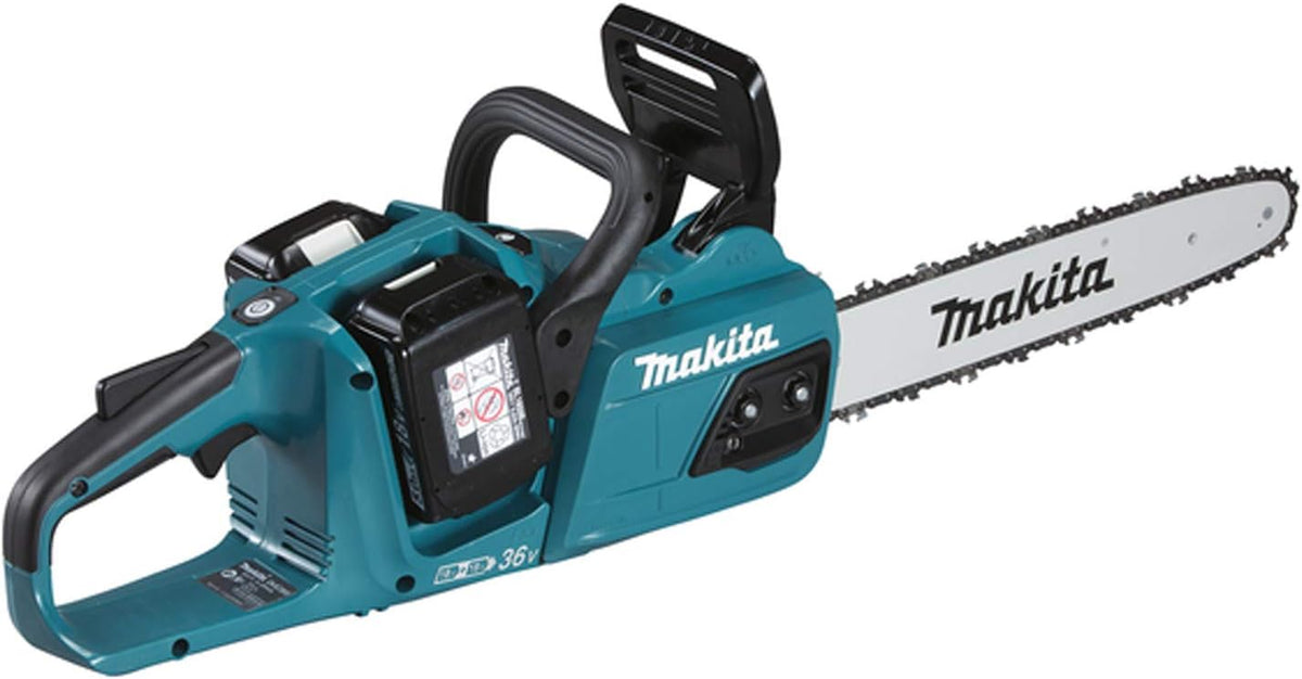 Makita DUC355PT2 Twin Kettensäge, 18 V / 36 V, 35 cm, 2 x 5,0 cm, LXT, kabellos, Lithium