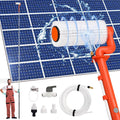 Elektrische Teleskop Waschbürste 6,2m, ShinePick Reinigungsbürste mit Teleskopstiel Ausziehbar, Teleskopbürste Reinigungsset für PV Anlage