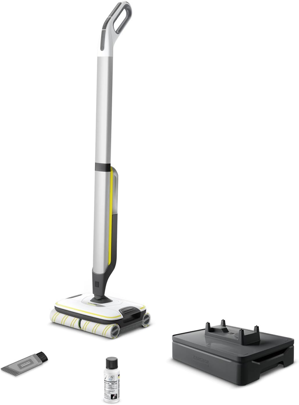KÄRCHER Hartbodenreiniger FC 7 Cordless, kabelloser Bodenreiniger mit 4 rotierenden Mikrofaserwalzen, Akkulaufzeit: ca. 45 min
