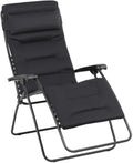 Lafuma MOBILIER, Klappbarer Liegestuhl für Garten und Innenbereich, Gepolsterter Relaxsessel Zero Gravity RSX Clip XL, Mehrpositionenliege XL