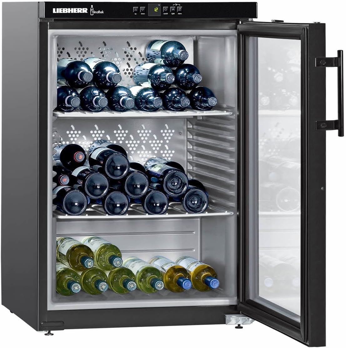 Liebherr PAL, WKb 1812 Vinothek Weinkühlschrank/A+ / 89 cm / 66 flaschen Kühlteil/Bei Störung: akustisches und optisches Signal